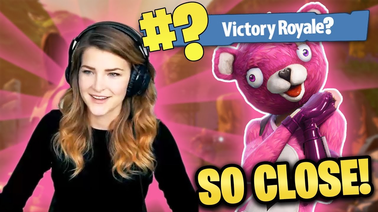 SO CLOSE! (Fortnite Battle Royale) KittyPlays YouTube