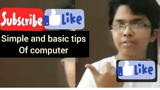 simple&basic tips of computer by syed amaan ali screenshot 5