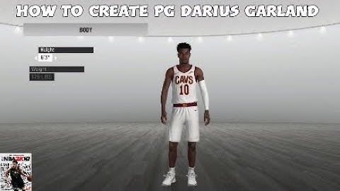 NBA 2K19 | How To Create PG Darius Garland