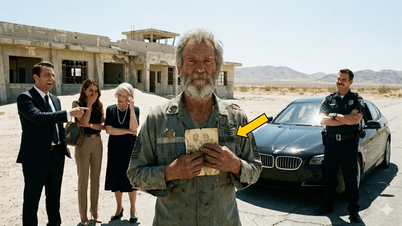 “ESA ES MI BASE” — Reclamó el vagabundo. El centinela se rio hasta que vio la foto en la pared