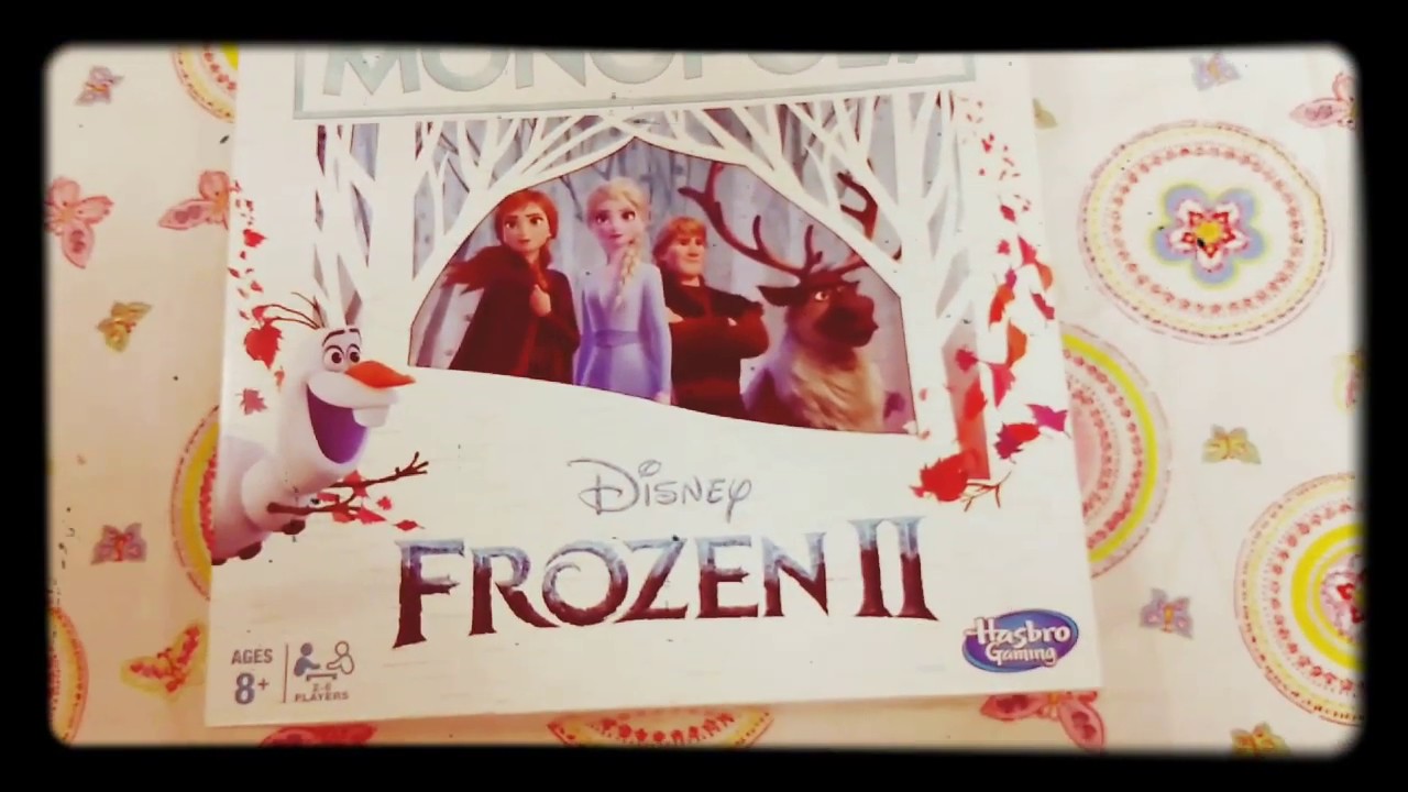 Boardgame unboxing Monopoly Frozen 2 YouTube