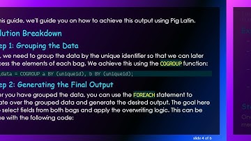 Merging Bags in Apache Pig: A Guide for Beginners on Overwriting Data