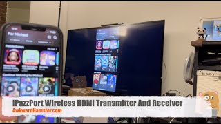 iPazzPort Wireless HDMI Transmitter And Receiver Review by AwkwardHamster 364 views 3 months ago 6 minutes, 6 seconds