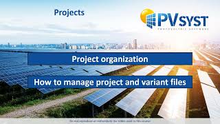 PVsyst 7 _ Project Organization