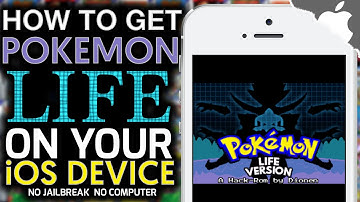 GBA4iOS: How To Get Pokemon LIFE VERSION! (NO JAILBREAK) iPhone iPod Touch