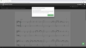 Share your Scores - Melody Scanner Tutorial