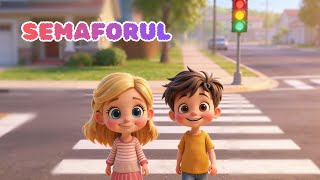 Semaforul Cu Rin & Tin Învățăm Regulile De Circulație