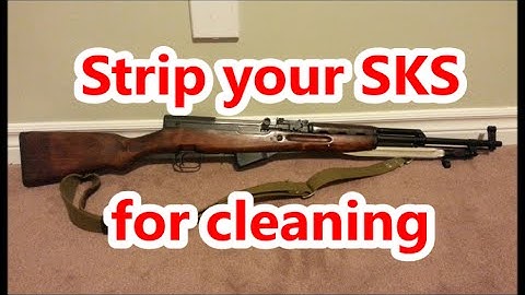 Russian SKS disassembly and reassembly for cleaning