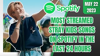 MOST STREAMED STRAY KIDS SONGS ON SPOTIFY IN THE LAST 24 HOURS | TOP 20 | MAY 22 2023