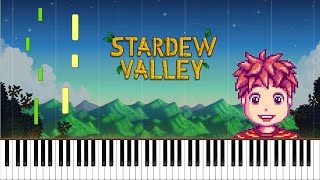 Jaunty - Stardew Valley Piano Cover | Sheet Music [4K]