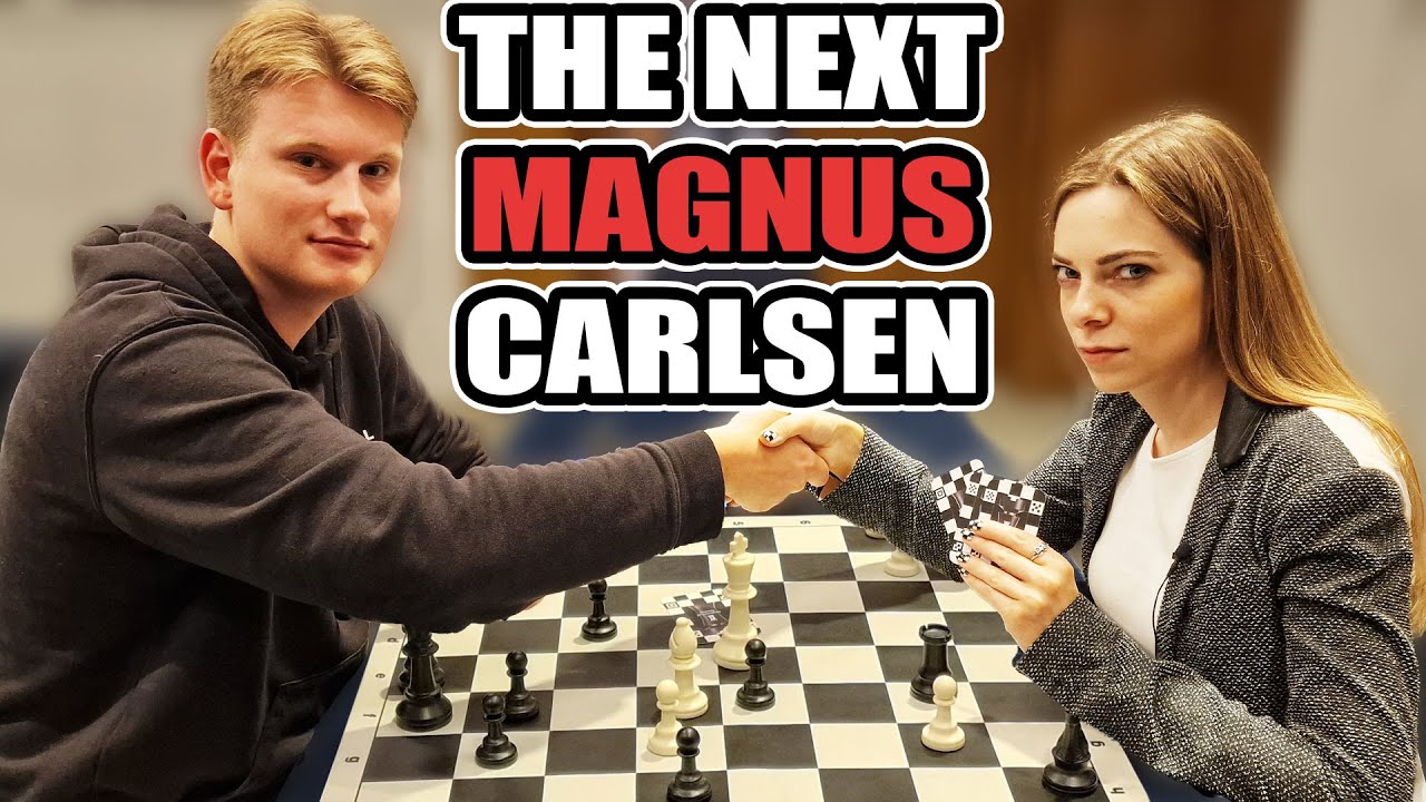 Sac the pawn win the game Magnus Carlsen vs Dina Belenkaya chess