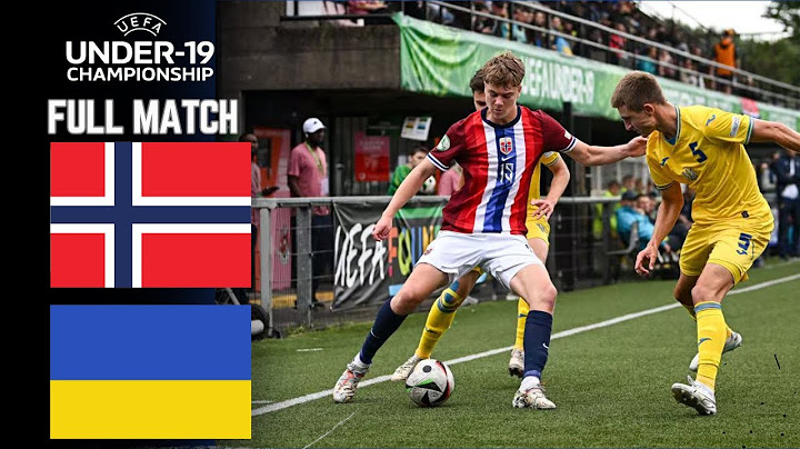 Norway vs Ukraine | U19 Euro Championship Full Match | July 18, 2024