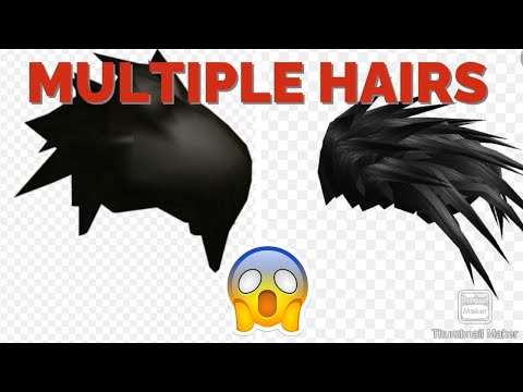 How To Put On 2 Hairs In Roblox 2020 Youtube - how to put to hairs on roblox 2020