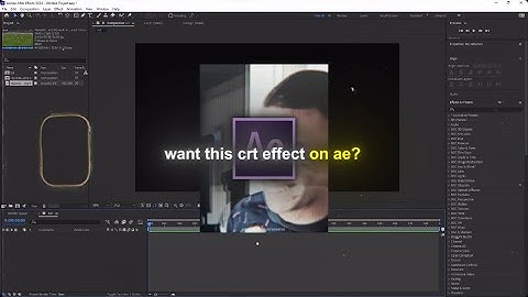 Want the best CRT emulator settings in After Effects? made by @declan.ae on TikTok.