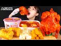 ASMR MUKBANG| 직접 만든 떡볶이 양념치킨 치즈 먹방 & 레시피 FRIED CHICKEN AND Tteokbokki EATING