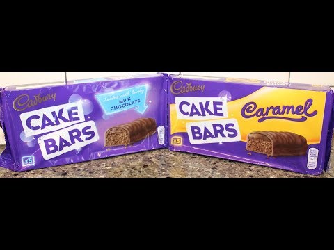 Cadbury Cake Bars: Milk Chocolate & Caramel Review