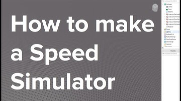How To Make a Speed Simulator In Roblox Studio - AnimationKing Gaming