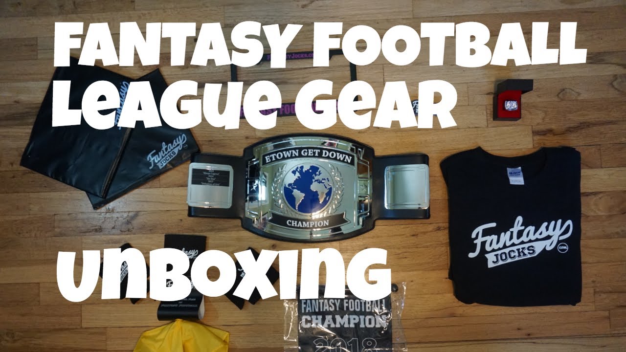 Fantasy Jocks Unboxing (Championship Trophy, Belt, Ring) 2018 Fantasy