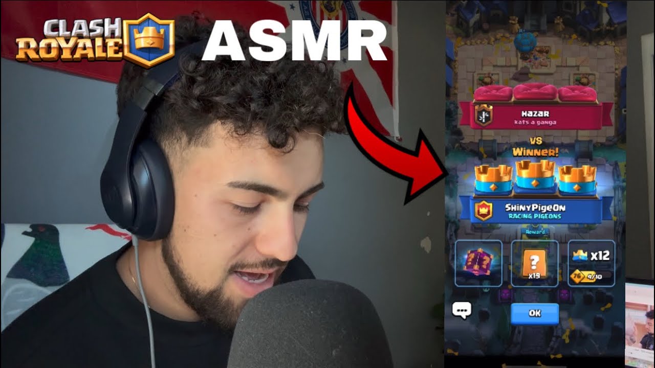 ASMR Playing Clash Royale