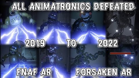 EVERY CHARACTER DEFEATED 2019-2022 || FNaF-Forsaken AR