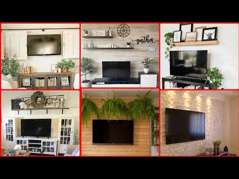 Wow! Top TV Decor Ideas/ Decorate Around TV Sets/Stylish Home Decor Collection 2021