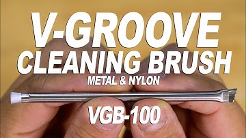 Jonard Tools V-Groove Cleaning Brush (VGB-100) Product Video