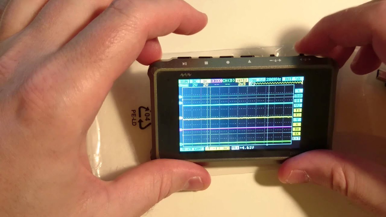 DSO203 HARDWARE VERSION 2.72 with annoying problem - YouTube