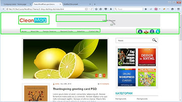 Урок 2  Тег header и footer