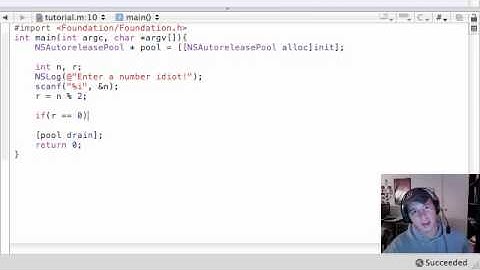 Objective C Programming Tutorial - 18 - Useful if else Program