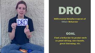 Differential Reinforcement (DRO, DRA, DRI) ABA therapy
