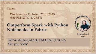 Outperform Spark with Python Notebooks in Fabric