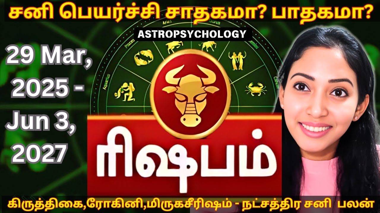 RISHABAM SANI PEYARCHI 2025 - 2027 NATCHATHIRA PALAN - AstroPsychology