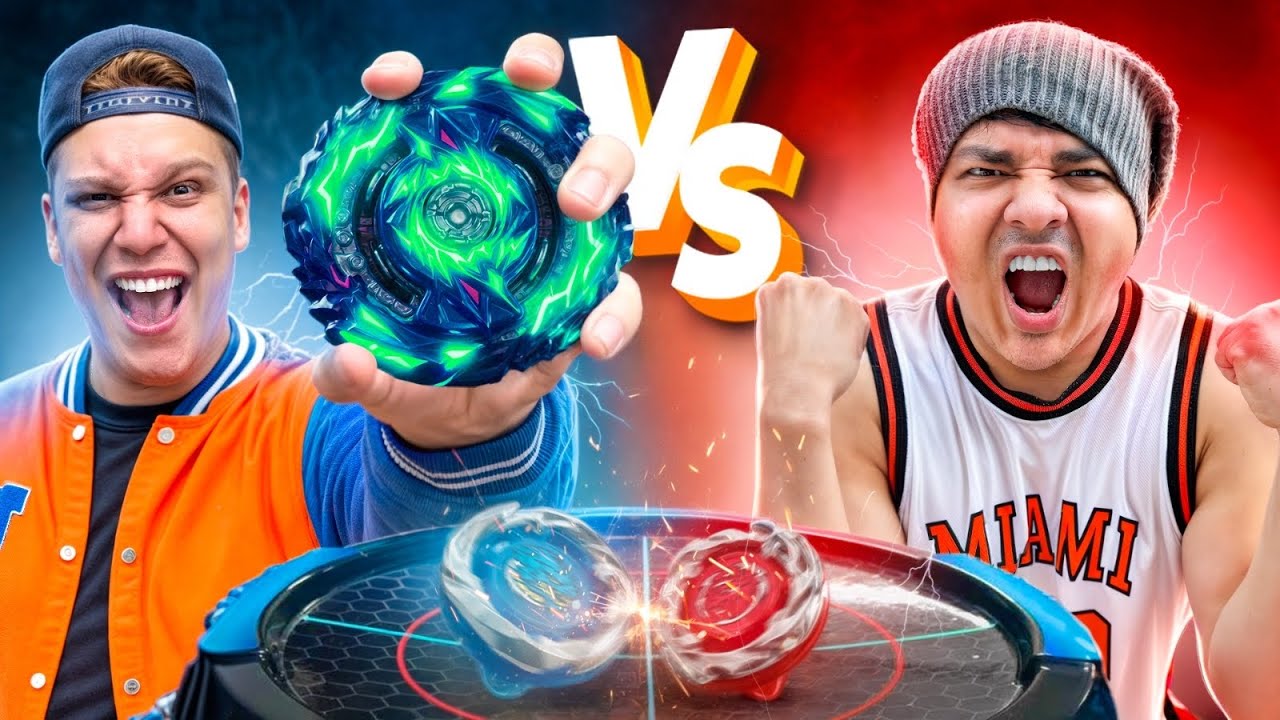 FIZEMOS UMA DISPUTA DE BEYBLADE SÓ COM RARAS!