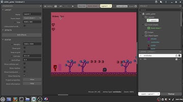 tutorial construct 3 barra vida y enemigo basico