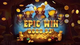 Golden Buffalo Pays Again!!! $20 and $80 Epic Bonus Wins!!!