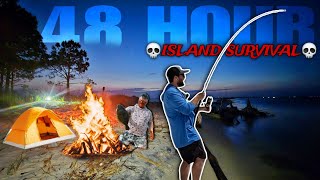 48 HOURS Surviving On a Remote Island Eating Only What I Catch! | EPISODE 2