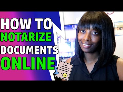 How To Notarize Documents Online | Remote Notary