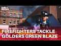 Firefighters tackle blaze at commercial property in Golders Green