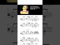 Radiohead - High And Dry Drum Score  #drumscore #drumtranscription #radiohead