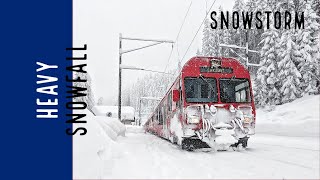 Cabride in SWISS SNOWSTORM