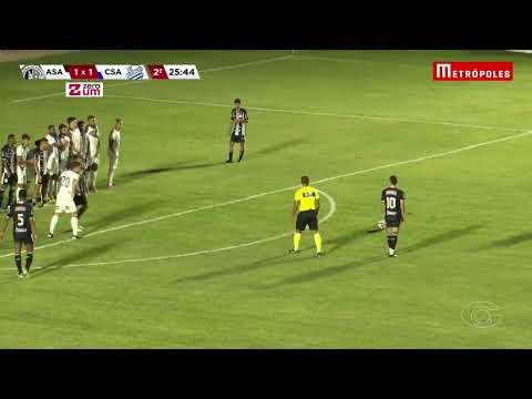 Confira o primeiro gol de Alex Bruno na vitória do ASA sobre o CSA - 20/4/26