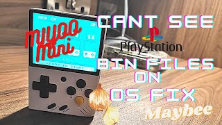 Miyoo Mini Ps1 Bin Not Seen On Onion Os Fix Maybe