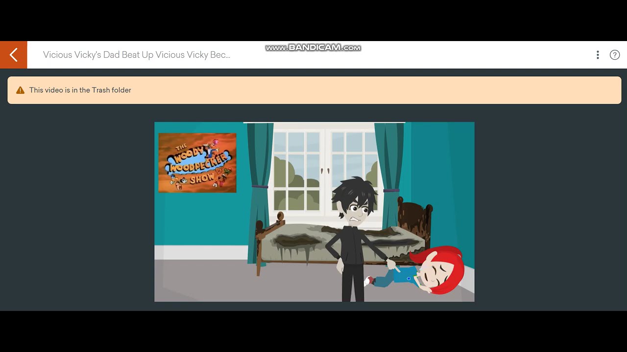 Vicious Vicky's Dad Beats Up Vicious Vicky Because All Videos Has Been Deleted