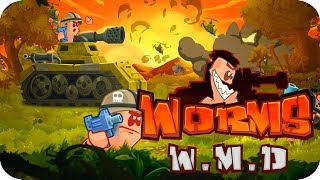 Worms W.M.D Multiplayer Gameplay Crazy Tanks And Explosions