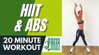 HIIT & Abs 20 Minute Workout / Fat Burning, No Repeats, Home HIIT!