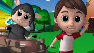 Baa Baa Oveja Negra | Canciones infantiles en 3D | Rima para niños | Baa Baa Black Sheep | Kids Song