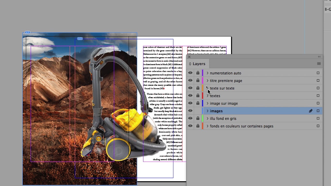 Wolf and horses fictitious magazine article part 08 - Learning Adobe ...