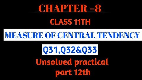 Measure of central TENDENCY Arithmetic mean ||commerce ka Teacher || missing value|| mean