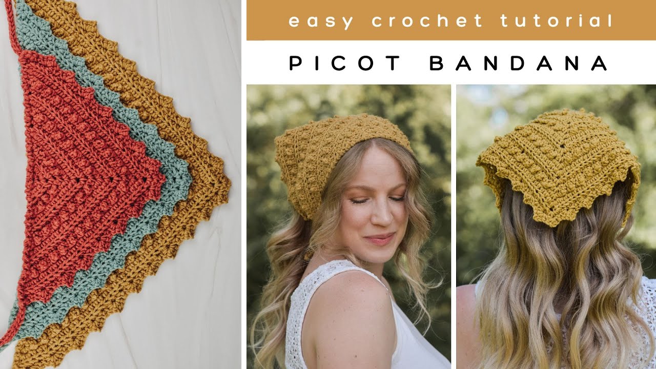 Sweet Pea Bandana ~ PDF Crochet Pattern – Poppysmicks