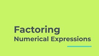 Celebrity Factoring Numerical Expressions Net Worth